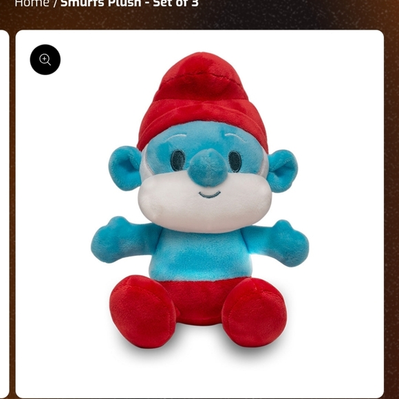 SMURFS PLUSHIE SET 2 - Picture 3 of 4